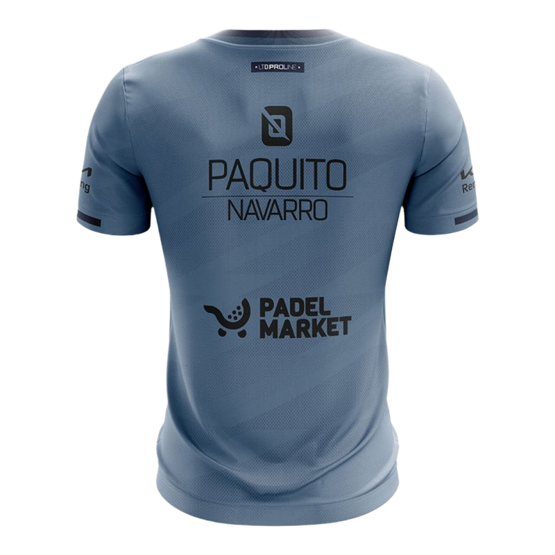 Camiseta Bullpadel Prior Paquito Navarro Azul Atlântico Vigore 2026