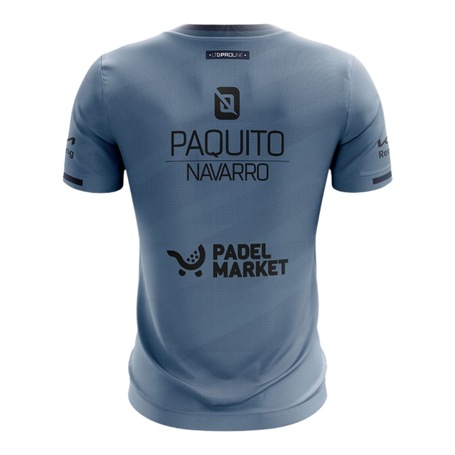 T-shirt Bullpadel Prior Paquito Navarro Blue Atlantico Vigore 2026
