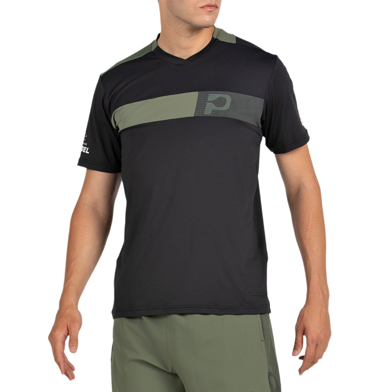 T-shirt Bullpadel Puyo Premier Padel Noir 2026