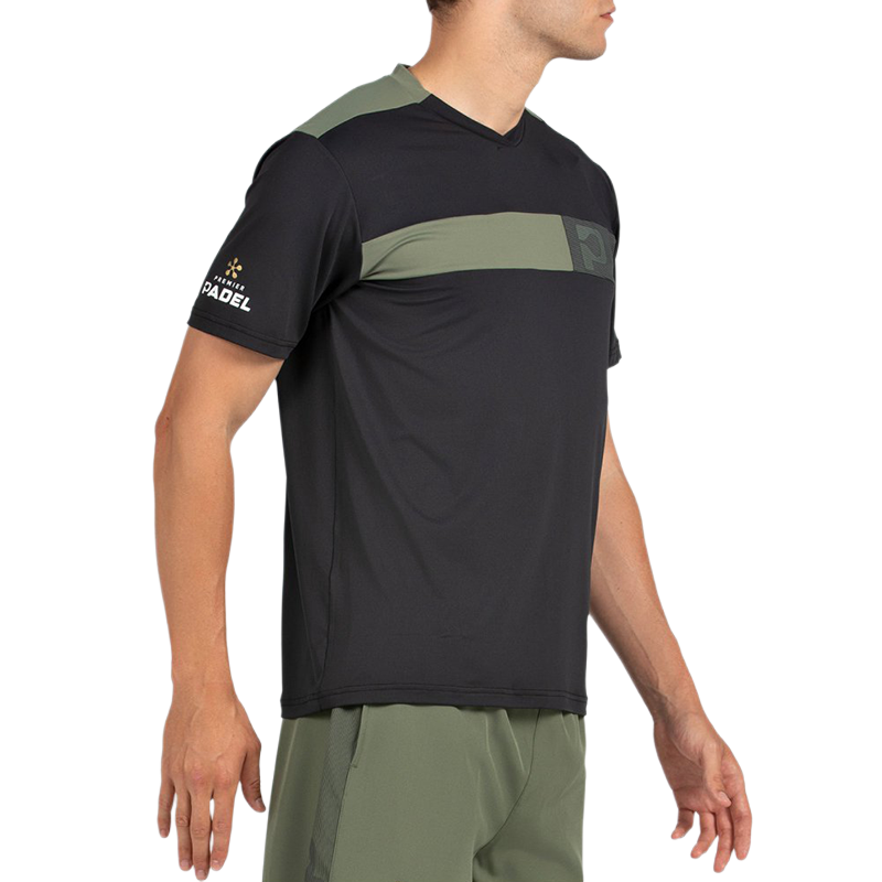 Maglietta Bullpadel Puyo Premier Padel Nero