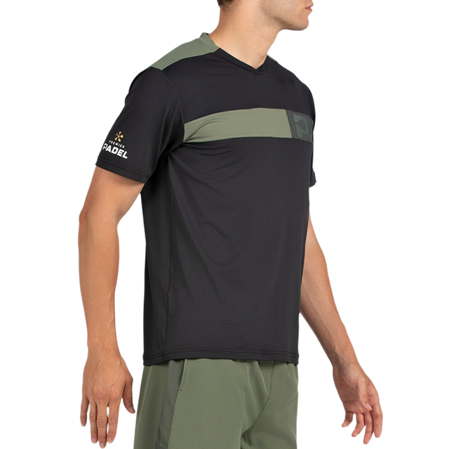 Camiseta Bullpadel Puyo Premier Padel Negro