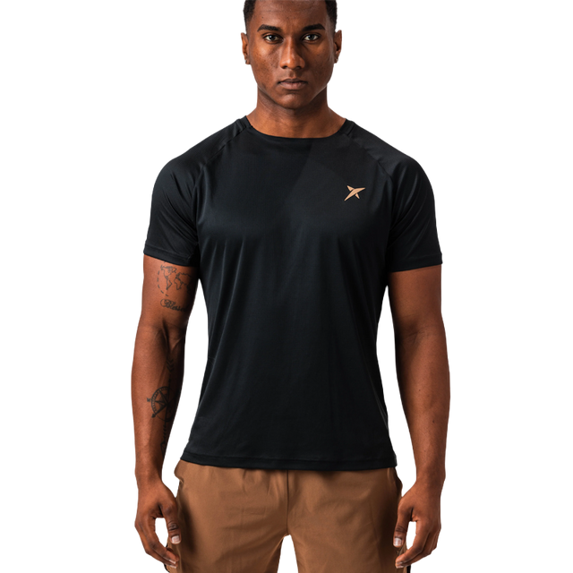 T-Shirt Drop Shot Global Schwarz 2025