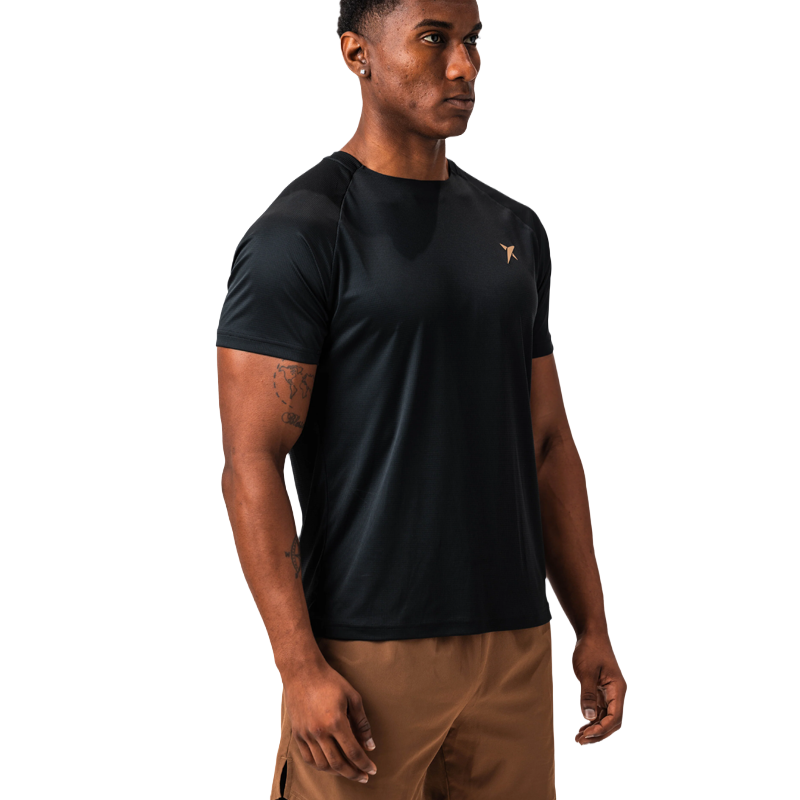 T-Shirt Drop Shot Global Schwarz 2025