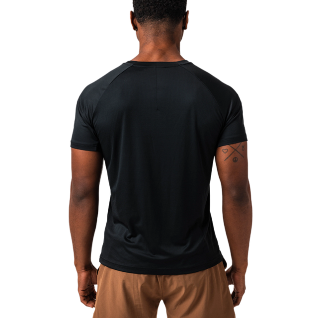 T-Shirt Drop Shot Global Schwarz 2025