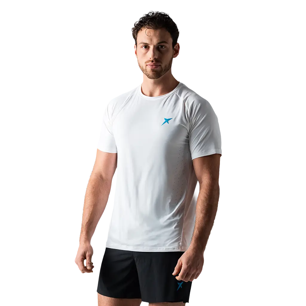T-shirt Drop Shot Sanz Performance White 2026