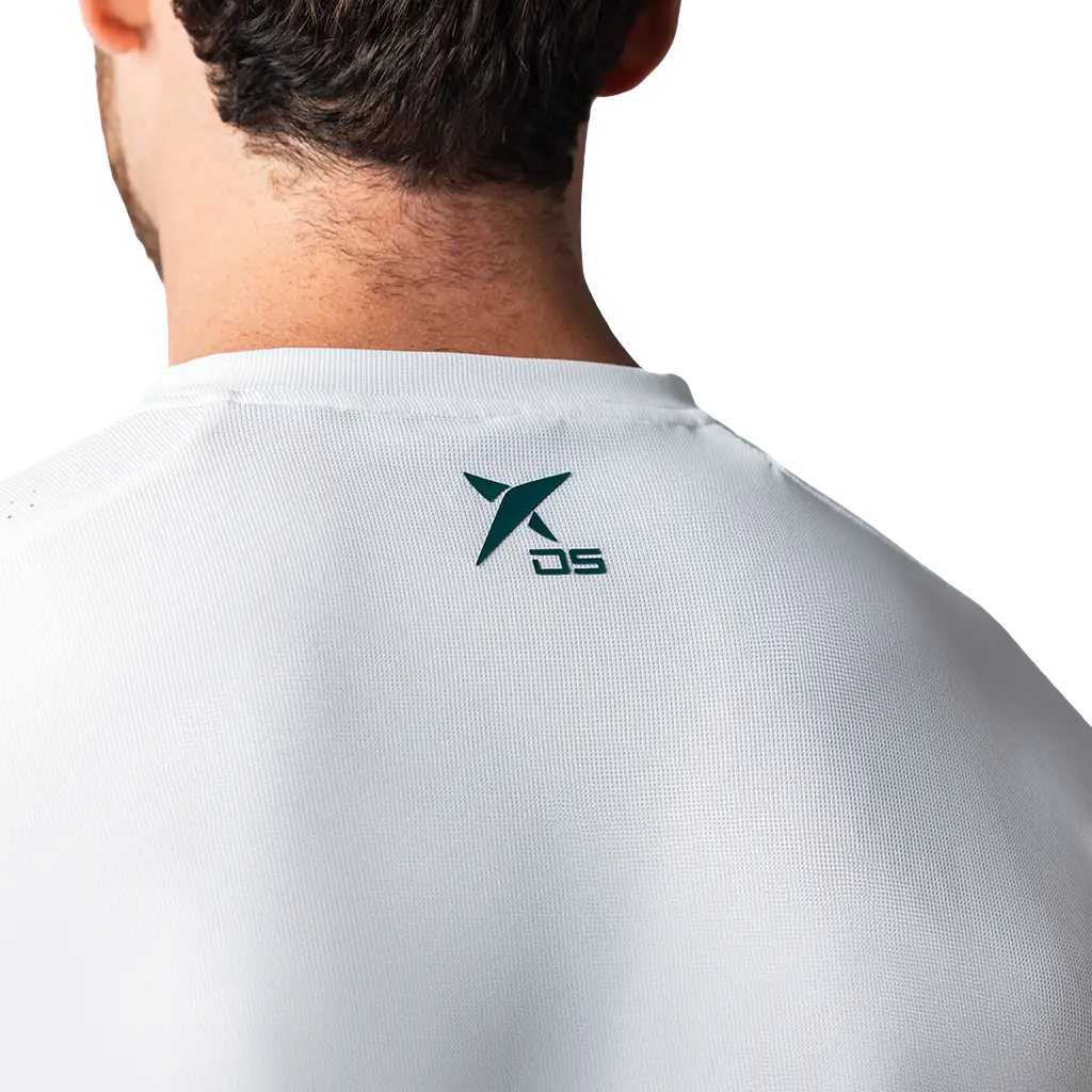 Camiseta Drop Shot Sanz Performance Blanco 2026