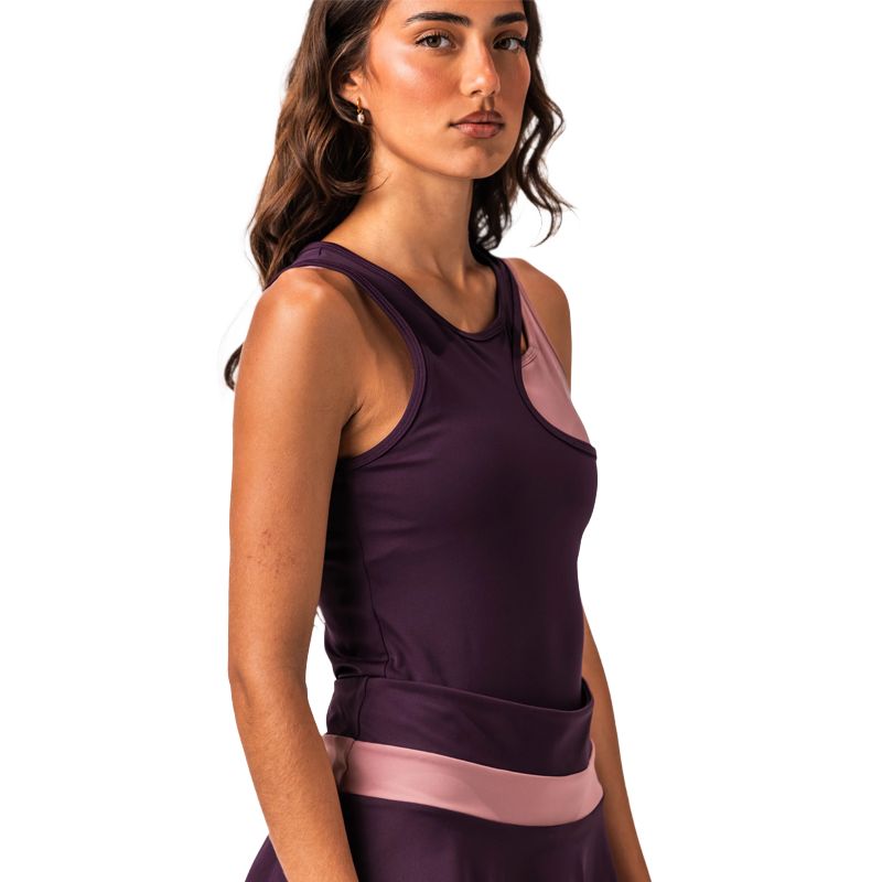 T-Shirt Drop Shot Vania-Frau Violett 2025