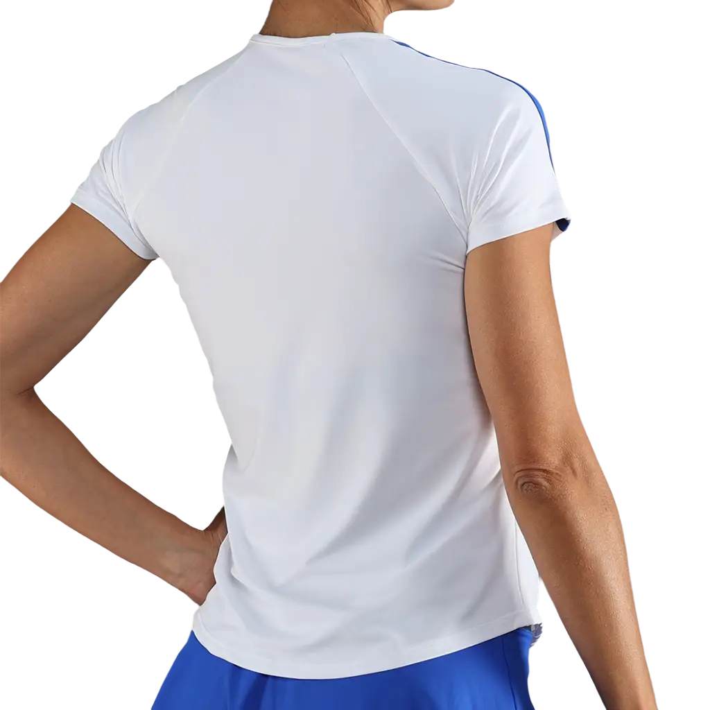 T-shirt Endless Mesh II Blanc Royal