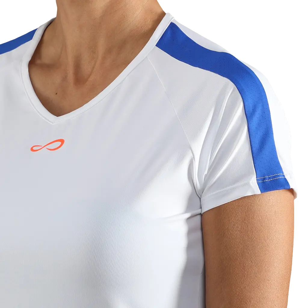 T-shirt Endless Mesh II Blanc Royal
