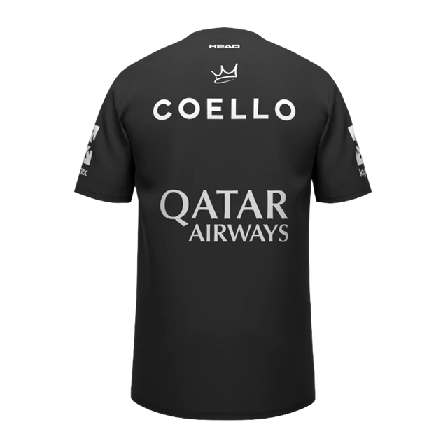 T-Shirt HEAD Arturo Coello Schwarz 2026