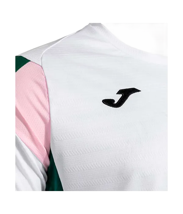 Camiseta Joma Montreal Blanco/Verde/Rosa 2025