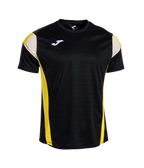 T-Shirt Joma Montreal Schwarz/Gelb/Weiß 2025