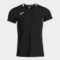 A camiseta Joma Smash em Cor Preto É uma peça técnica de padel para Homem da linha Smash de Joma
