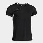 A camiseta Joma Smash em Cor Preto É uma peça técnica de padel para Homem da linha Smash de Joma
