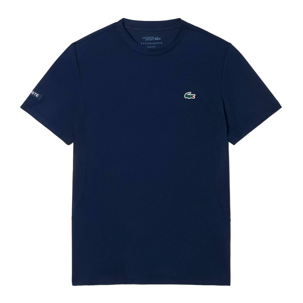 Camiseta Lacoste Novak Djokovic Regular fit Azul Marino 2026