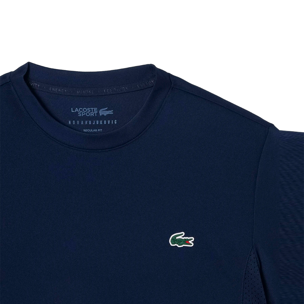 Camiseta Lacoste Novak Djokovic Regular fit Azul Marino 2026