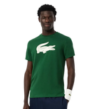 Camiseta Lacoste Ultra Dry Verde Oscuro 2025