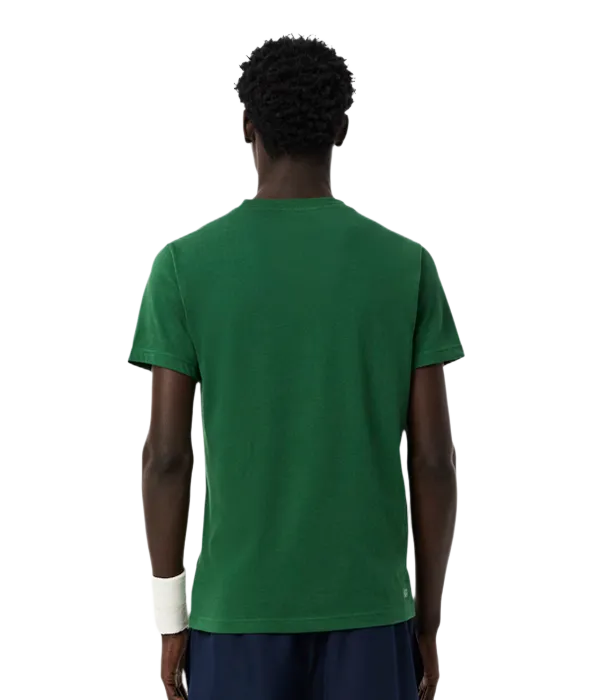 Camiseta Lacoste Ultra Dry Verde Oscuro 2025