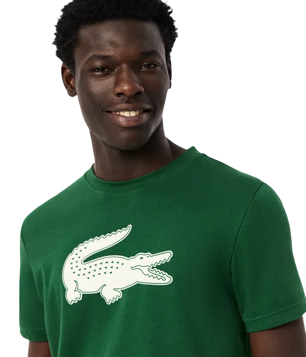 Camiseta Lacoste Ultra Dry Verde Oscuro 2025
