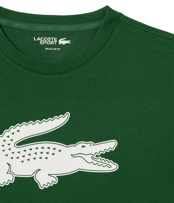 Camiseta Lacoste Ultra Dry Verde Oscuro 2025