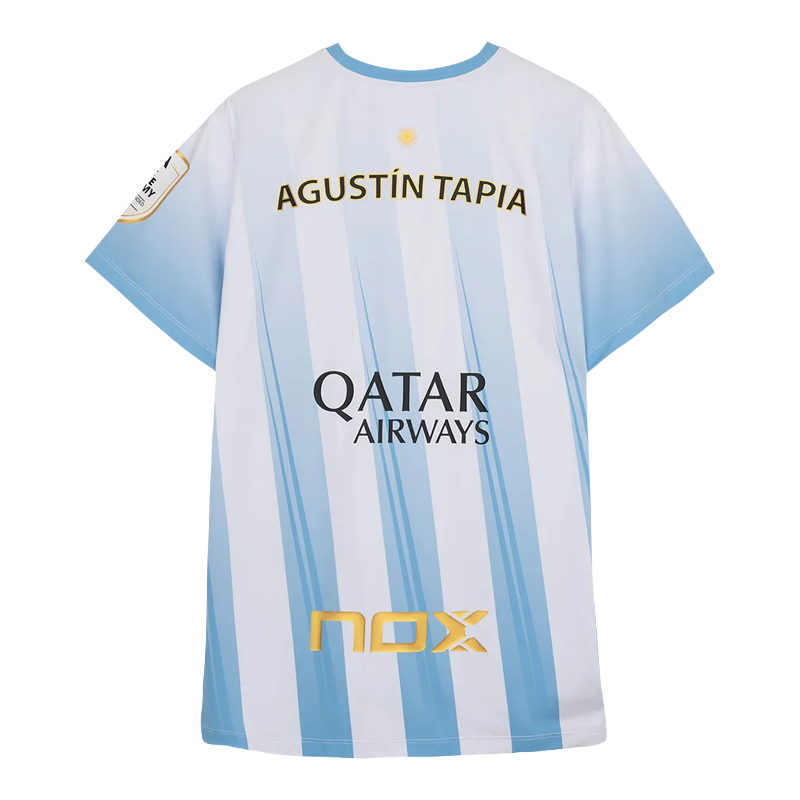 Maglietta Nox Sponsor AT10 Light Blu Agustín Tapia 2026