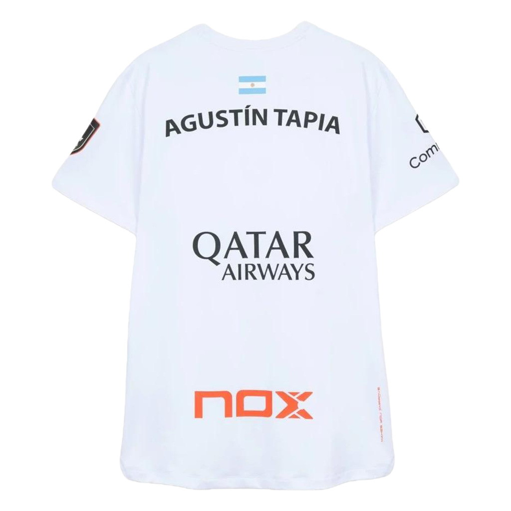 Camiseta NOX Sponsors AT10 White 2026 A. Tapia