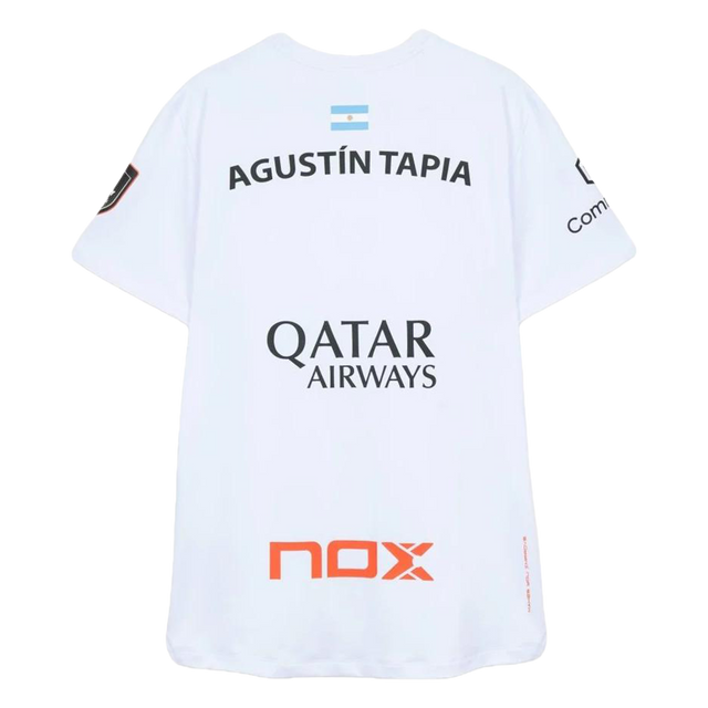 T-shirt Nox Sponsors AT10 White 2026 A. Tapia