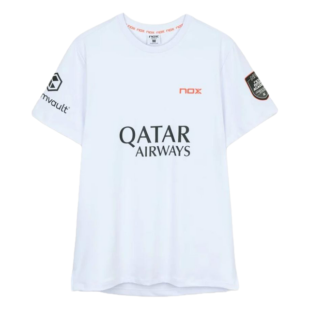 T-shirt Nox Sponsors AT10 White 2026 A. Tapia