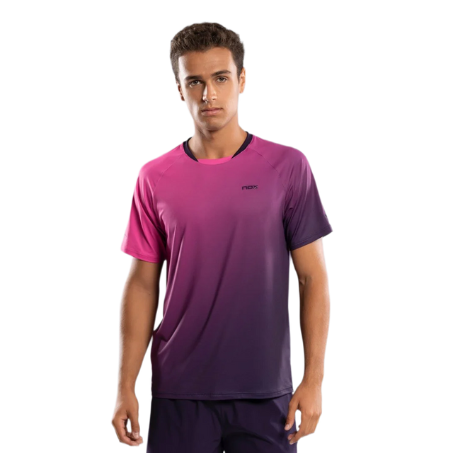 Camiseta NOX Pro Blackberry/Rose