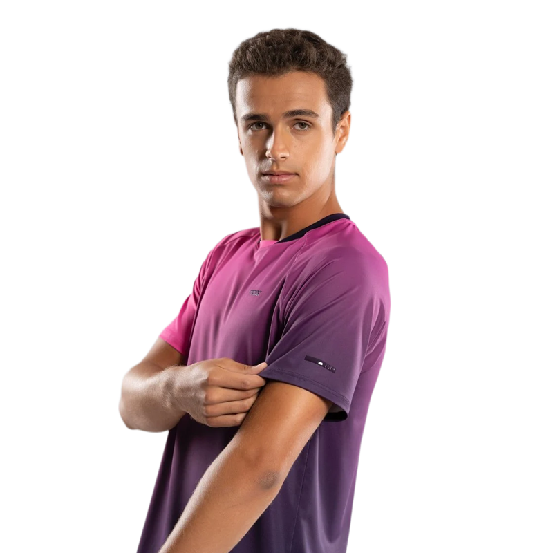 Camiseta Nox Pro Blackberry/Rose