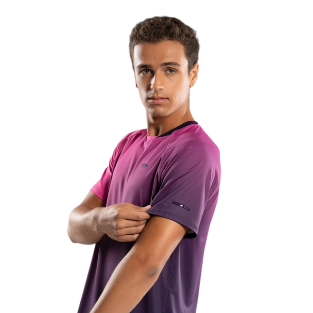 Camiseta NOX Pro Blackberry/Rose