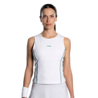 Maglietta Nox Bretelle Donna Pro Bianco/Verde Edera 2026