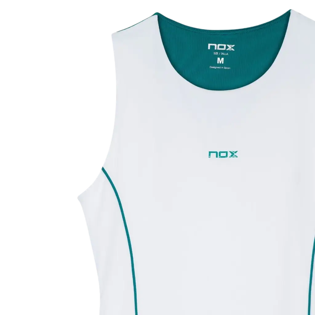 Maglietta Nox Bretelle Donna Pro Bianco/Verde Edera 2026