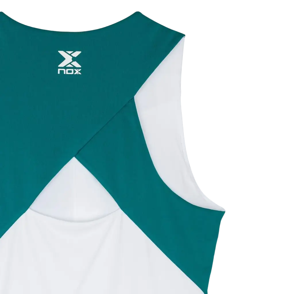Maglietta Nox Bretelle Donna Pro Bianco/Verde Edera 2026