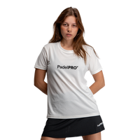 Camiseta Pro Basic Mujer PadelPRO Blanca