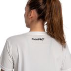 Maglietta Pro Basic Donna PadelPRO Bianco