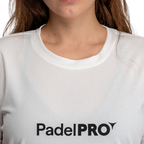 Camiseta Pro Basic Mujer PadelPRO Blanca