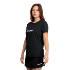 Camiseta Pro Basic Mujer PadelPRO Negra