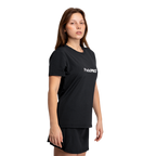 Camiseta Pro Basic Mujer PadelPRO Negra