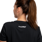 Maglietta Pro Basic Donna PadelPRO Nero