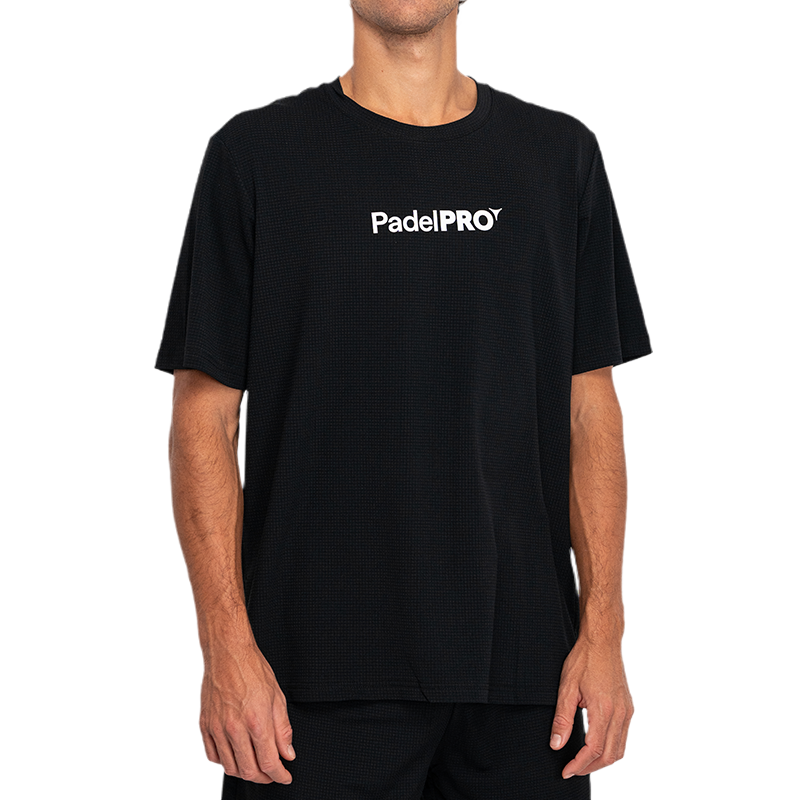 Camiseta Pro Basic PadelPRO Negra