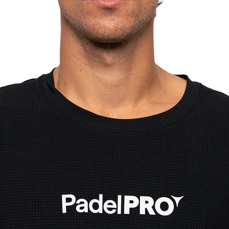 Camiseta Pro Basic PadelPRO Negra