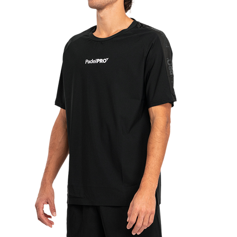 Maglietta Pro Elite PadelPRO Nero