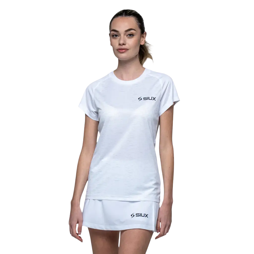 Camiseta Siux Club Mujer Blanco 2026
