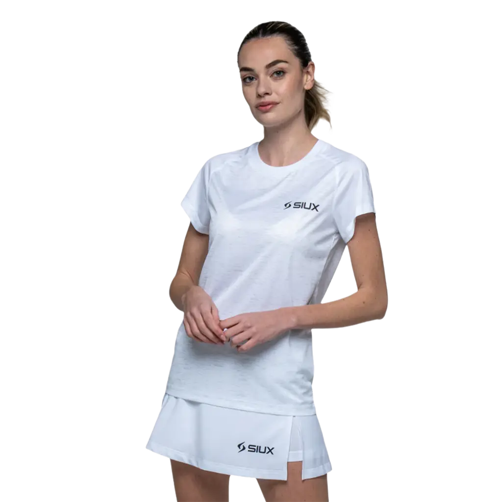 Camiseta Siux Club Mujer Blanco 2026
