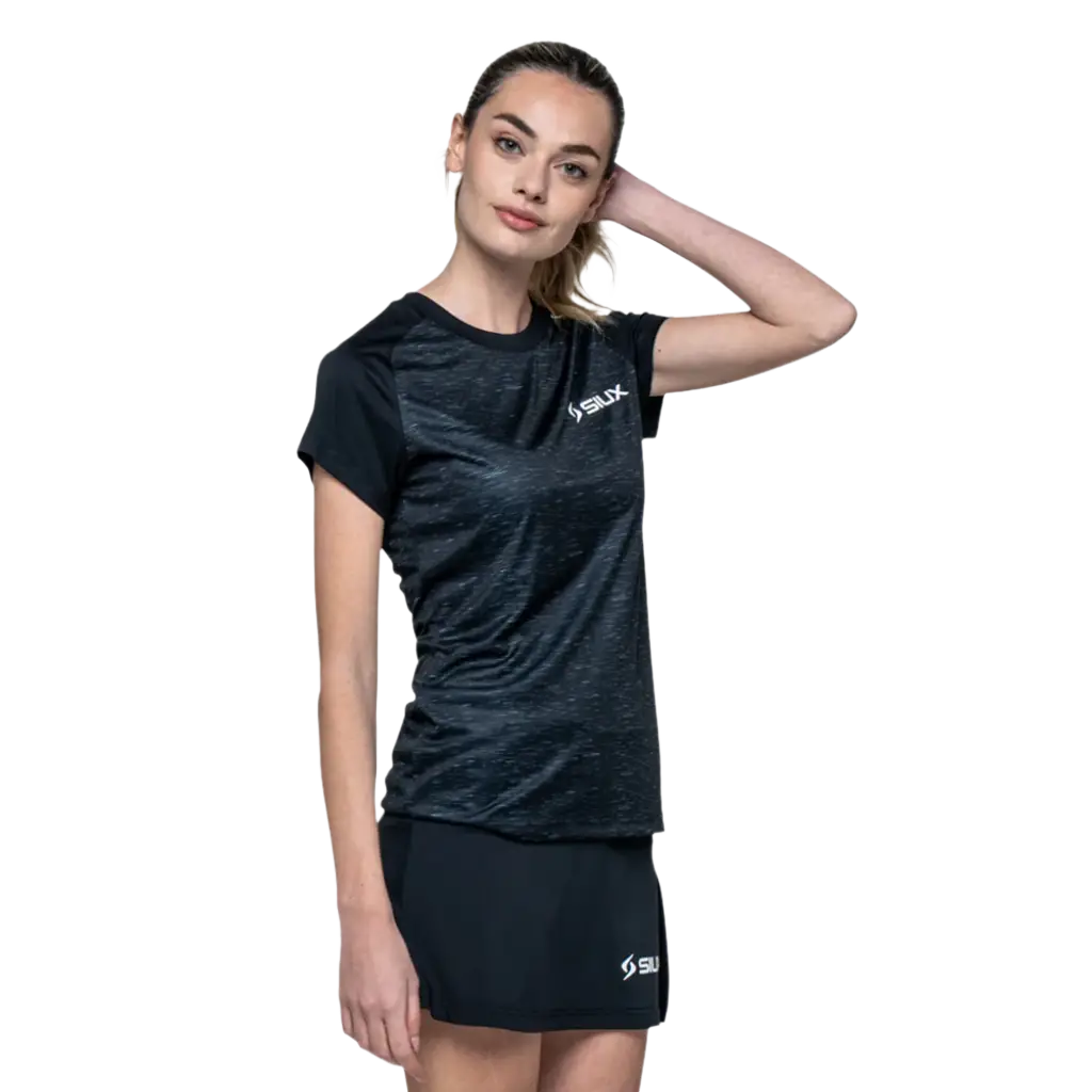 Camiseta Siux Club Mujer Negro 2026