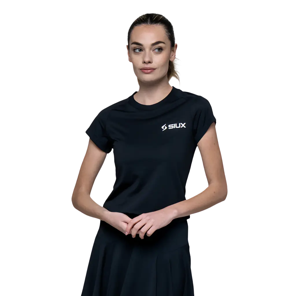 Camiseta Siux Match 26 Mujer Negro