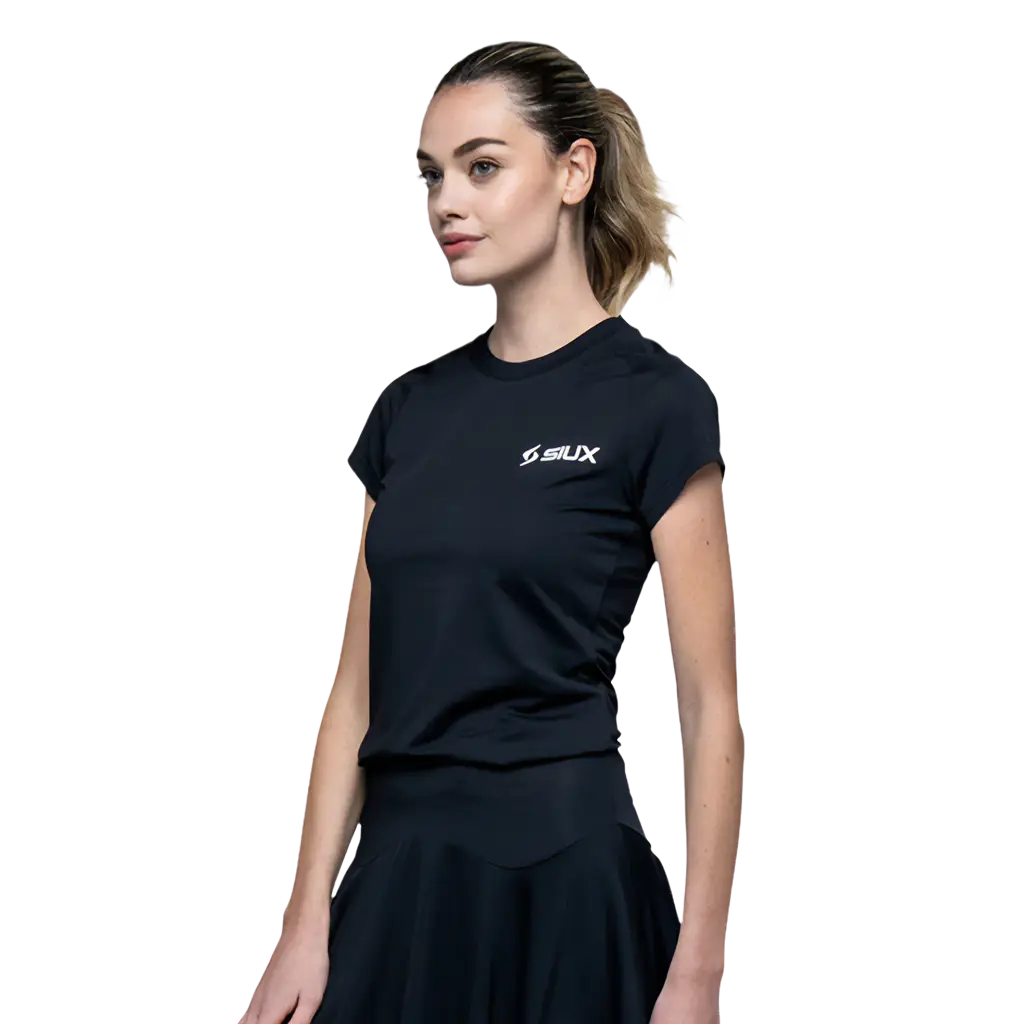 Camiseta Siux Match 26 Mujer Negro