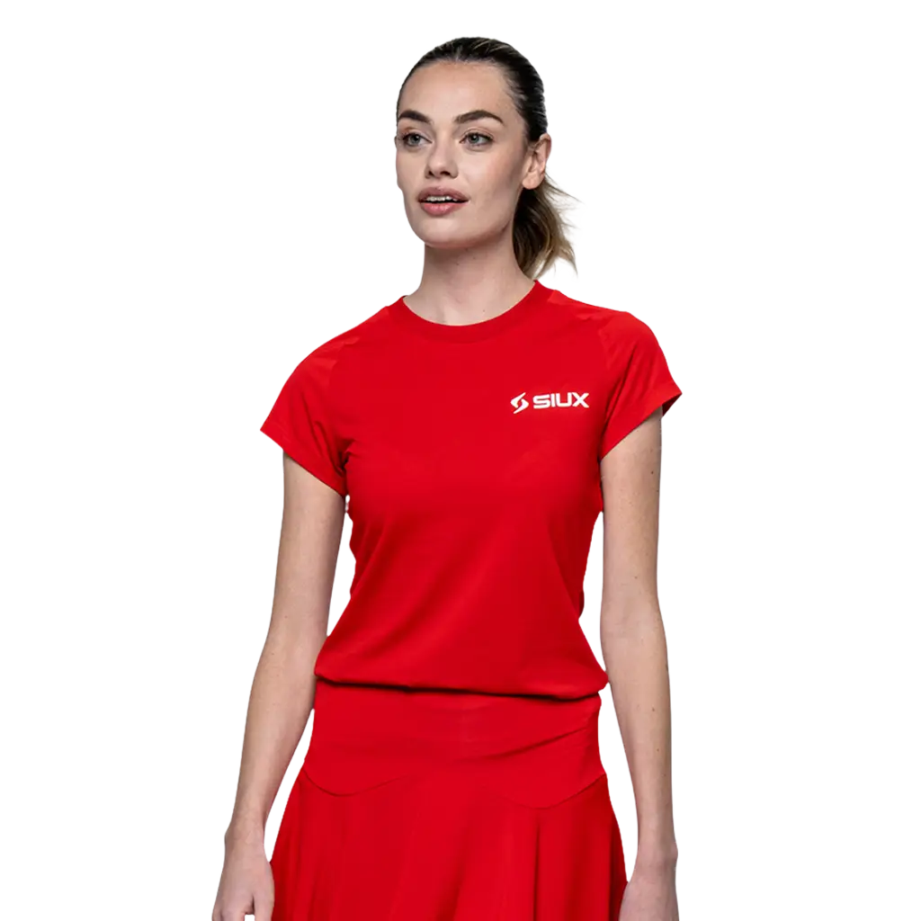 Camiseta Siux Match 26 Mulher Vermelho