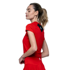 Camiseta Siux Match 26 Mulher Vermelho